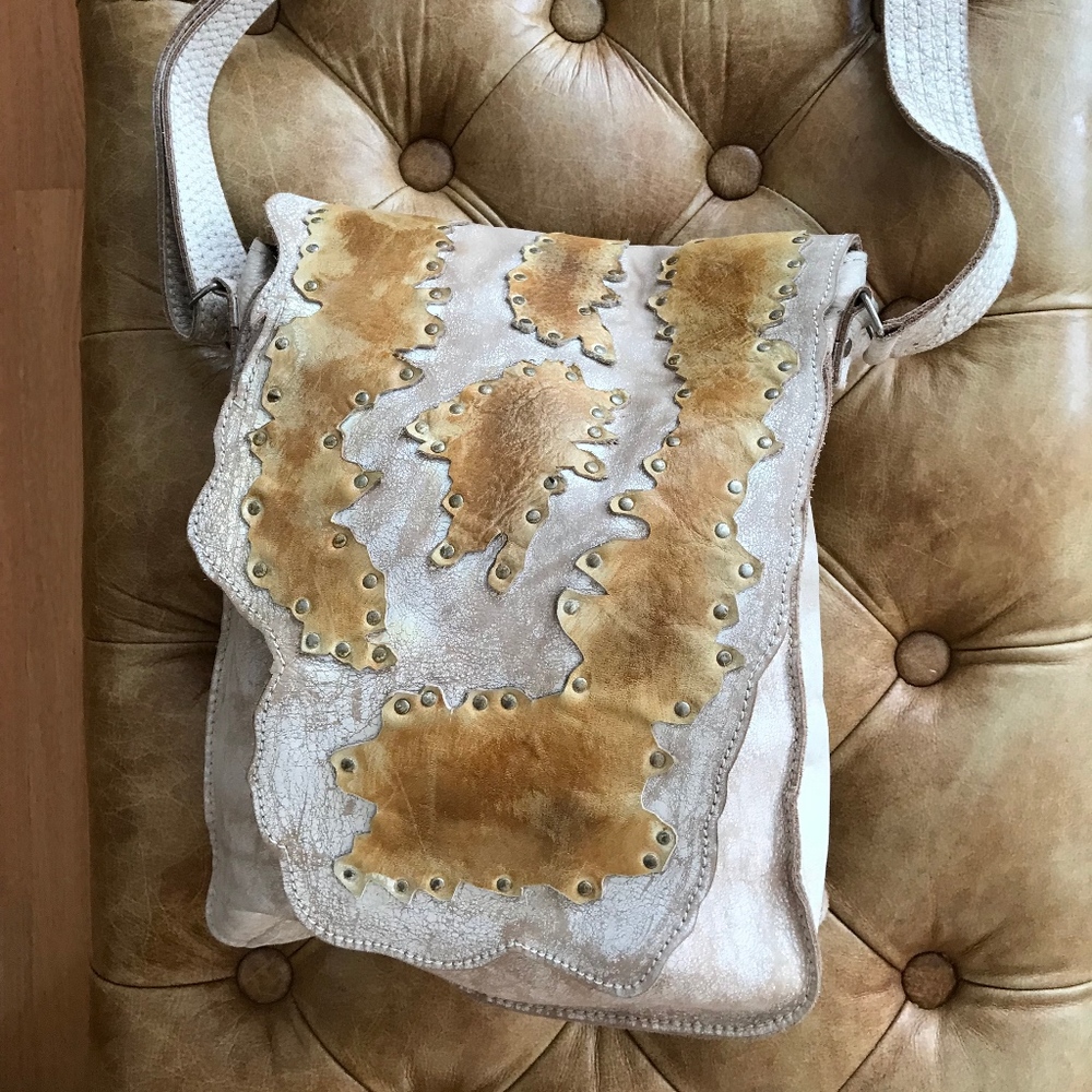 Bed Stu Leather Shoulder Bag Bohemian Hippie Chic